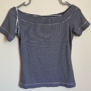 Striped Off Shoulder Top